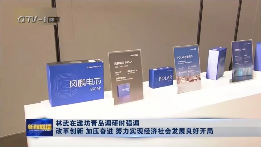 【会员动态】山东省委书记林武莅临鹏辉能源青岛工业园调研，园区设计总产能36GWh(图2)